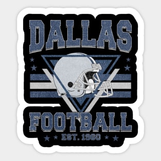 Dallas Football Vintage 1960 Sticker